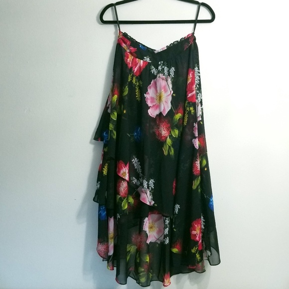 🍒NWT🍒 TED BAKER BERRY SUNDAE MIDI SKIRT - Picture 6 of 8